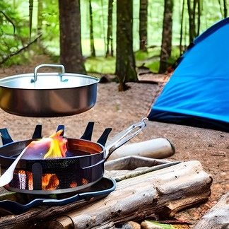 camping cooking set