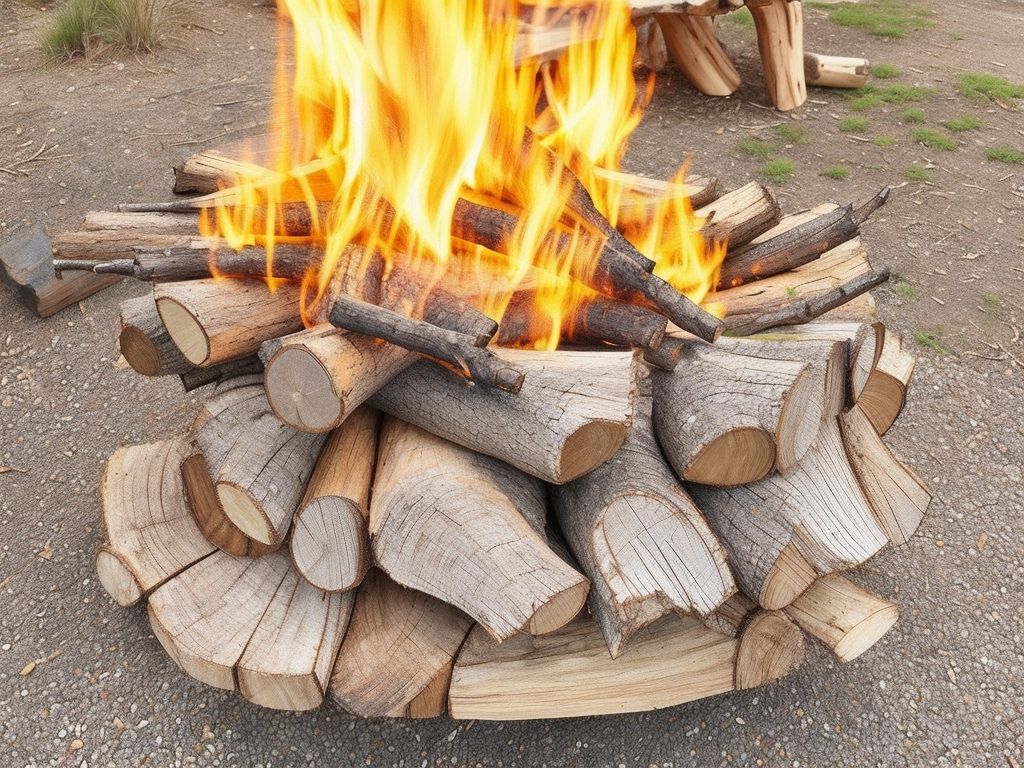 Preparing and Storing Campfire Wood - best campfire wood 