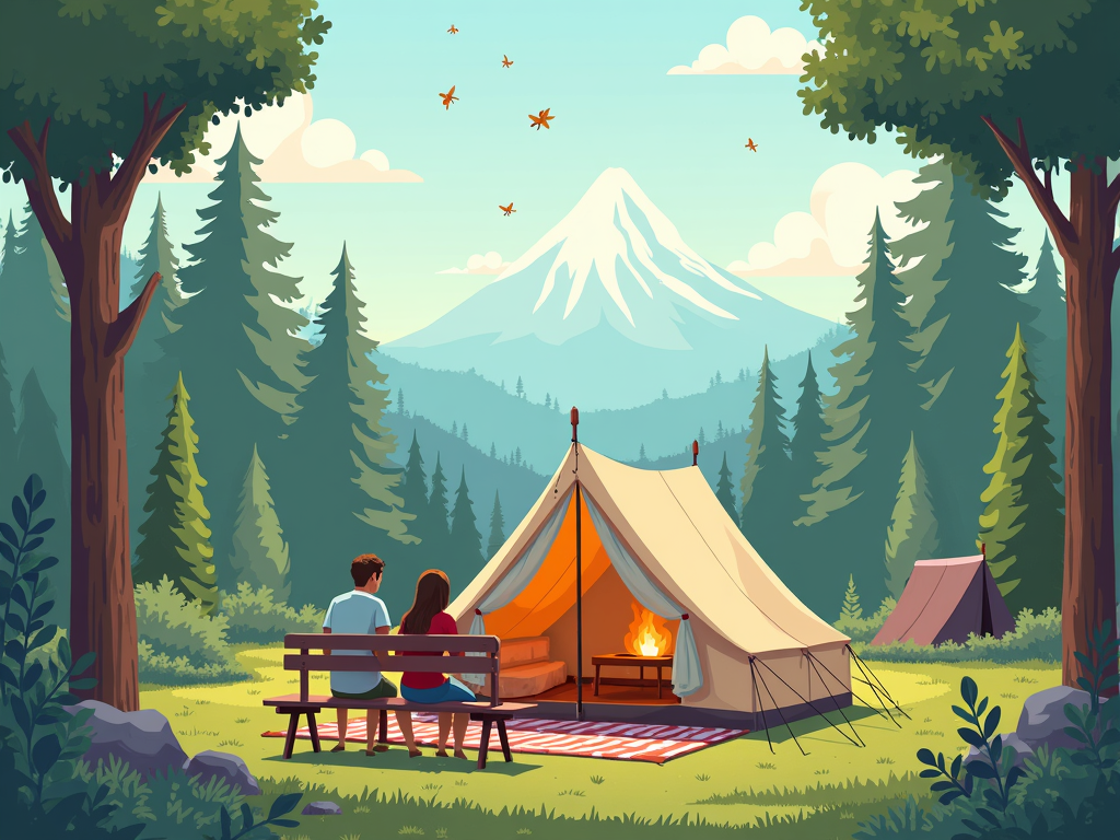 romantic-campsite